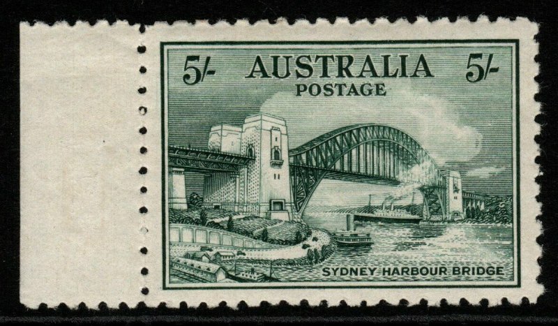 AUSTRALIA SG143 1932 5/= BLUE-GREEN MTD MINT