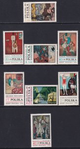 Poland 1970 Sc 1763-70 Stamp Day Stamp MNH