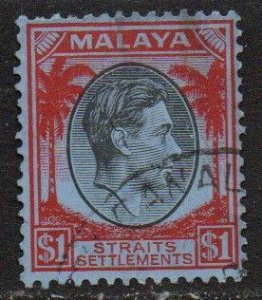 Straits Settlements Sc #250 Used