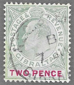 Gibraltar (1903) - Scott # 41,   Used