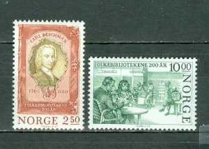 NORWAY 1985 LIBRARE #867-868 SET MNH...$7.50