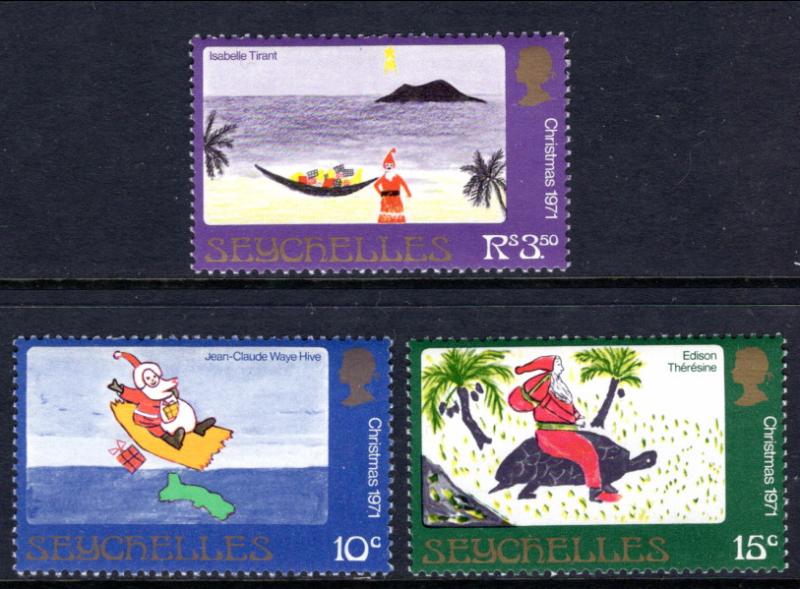 Seychelles 291-293 Christmas MNH VF
