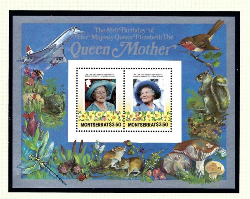 Montserrat 563 MNH 1985 Queen Mother Birthday S/S