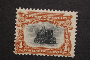 United States #296 Pan-Am Expo Early Auto 1901 MNH