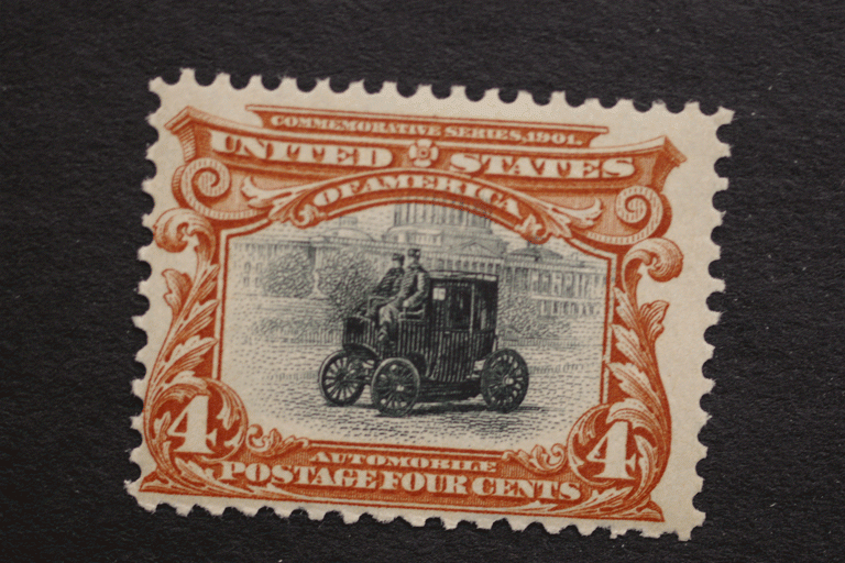 United States #296 Pan-Am Expo Early Auto 1901 MNH