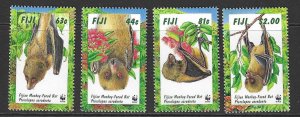 FIJI SG986/9 1997 MONKEY BATS MNH