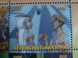 CONGO DISNEY STAMP:2013-MAGIC MOMENTS III-MNH S/S SHEET  VERY FINE