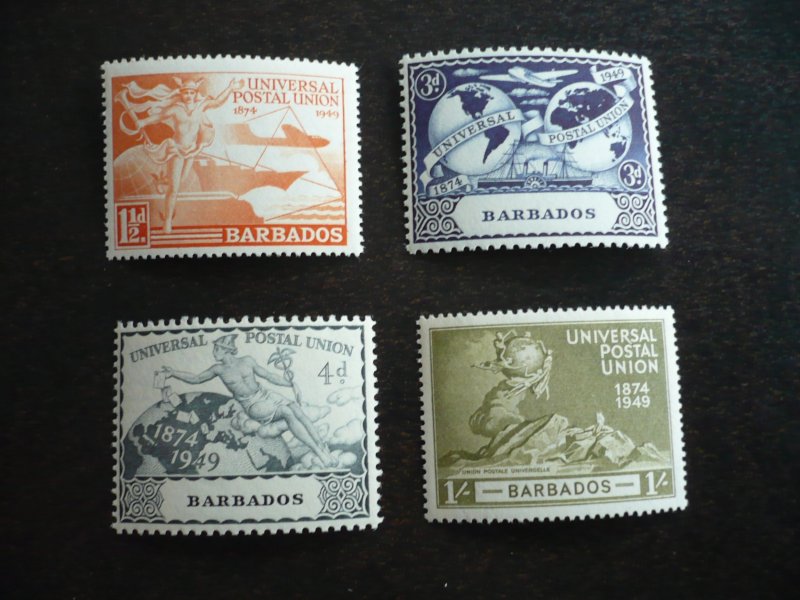 Stamps - Barbados - Scott# 212-215 - Mint Never Hinged Set of 4 Stamps