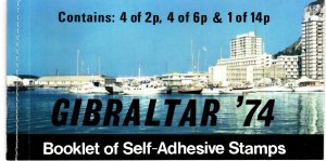 Gibraltar #309a Complete Booklet CV $11.00 (X279L)