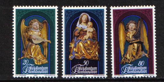 Liechtenstein   #751-753 1982 MNH Christmas