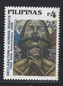 Philippines #2553 MNH CV$1.00 Human Rights 50th Anniv