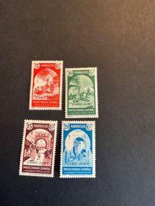 Stamps Cape Juby Scott #86-9 hinged
