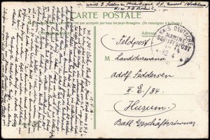 Germany WWI Navy SMS General Turkey MSP14 Feldpost Cover G75739