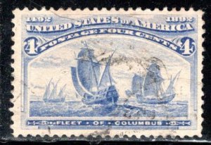 United States Scott # 233, used