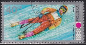 Poland 1871 Olympic Luge, Sapporo '72 40Gr 1972