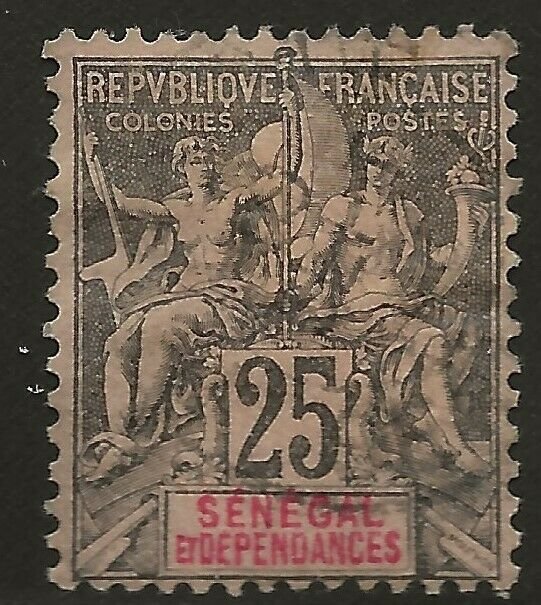 Senegal (1892)  - Scott # 45,  Used