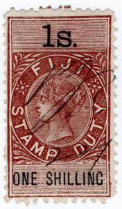 (I.B) Fiji Revenue : Stamp Duty 1/-