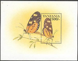 Tanzania 1999, Phyciodes sp. s/s, MNH