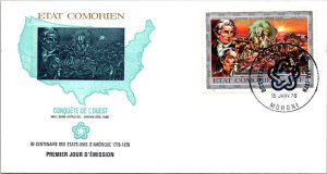 Comoros FDC 1976 - US Bicentennial - Moroni - F64366