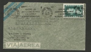 ARGENTINA TO GERMANY -NICE AIRMAIL LETTER-FAMOUS-FAMOUS-1953.