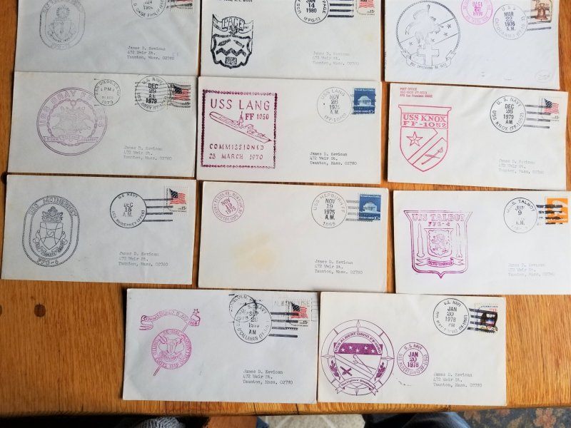 68 Naval Ship Covers