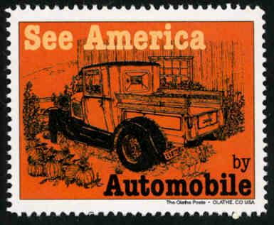 See America by Automobile #4 - Artistamp - Cinderella - MNH