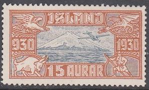 Iceland #C4, MNH, CV $60.00