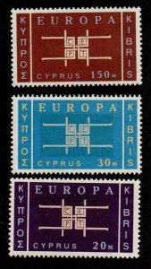 Cyprus 229-231 Set Mint Never Hinged