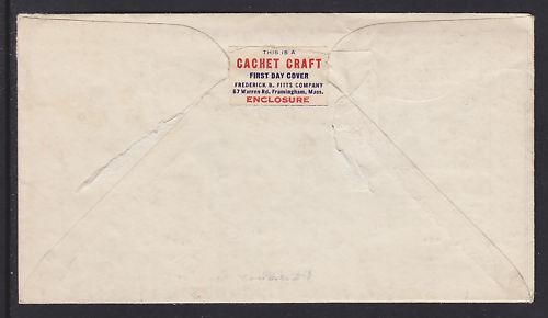 US Planty 795-35 FDC. 1937 3c Ordinance of 1787, Marietta F/D X, Cachet Craft