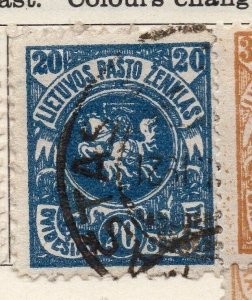 Lithuania 1919 Early Issue Fine Used 29s. 175594