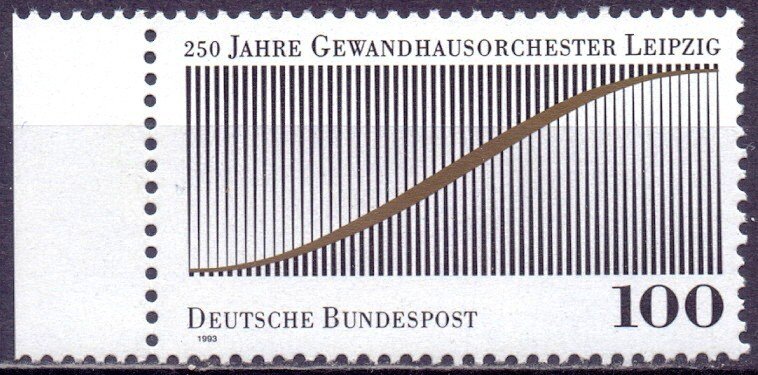 Germany. 1993. 1654. Orchestra in Leipzig. MNH.