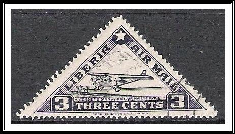 Liberia #C3C Airmail CTO NH