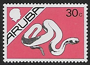 Aruba # 5 - Snake - MNH.....{OnL24)