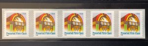 US PNC5 25c Jukebox Presorted Stamp Sc# 2912A Plate S11111 MNH
