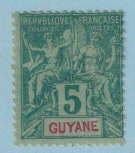 FRENCH GUIANA 35  MINT HINGED OG * NO FAULTS EXTRA FINE! - CVV