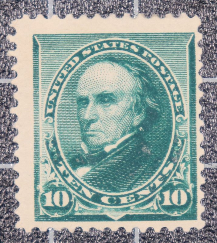 Scott 226 10 Cents Webster OG MH Nice Stamp SCV - $160.00 