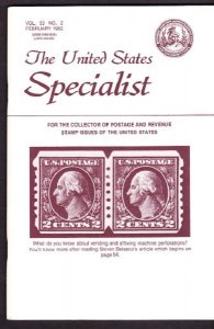 10 Different Volumes of The United States Specialist from 1982