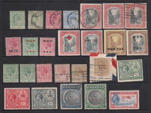 Bahamas a small lot of Edwards & KGV mainly used