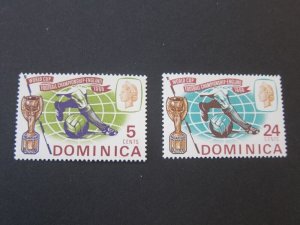 Dominica 1966 Sc 1956-6 set MH