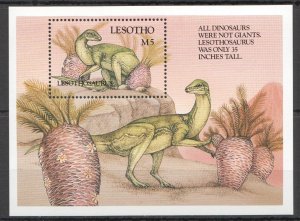 A1004 Lesotho Dinosaurs Lesothosaurus Prehistoric Animals 1Bl Mnh