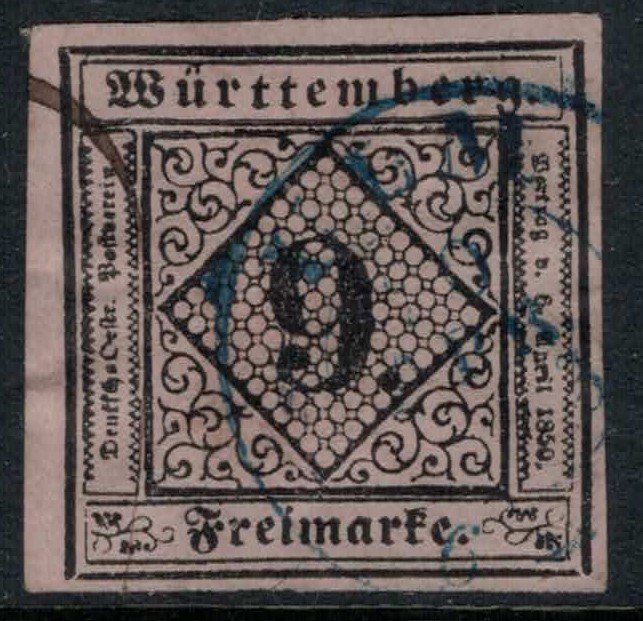 Wurttemberg #5  4 margins  CV $95.00