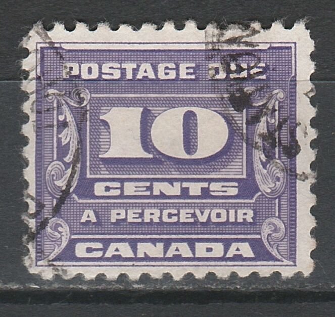 CANADA 1933 POSTAGE DUE 10C USED