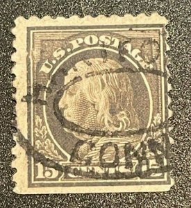 Scott#: 514 - Benjamin Franklin 15c 1917 used single stamp - Lot 15