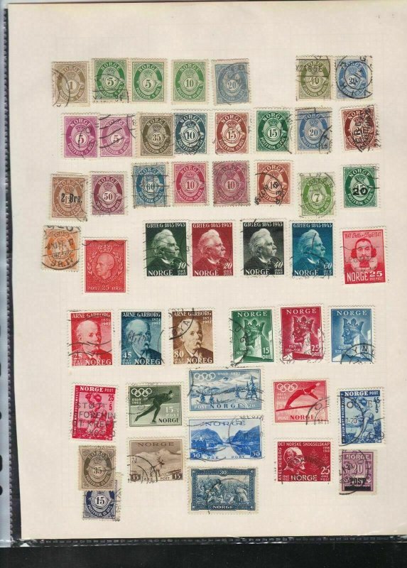 norway stamps page ref 17989