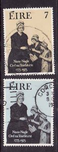 Ireland-Sc#374-5- id10-used set-Order of Nuns-1975-