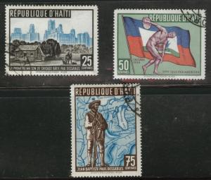 HAITI Scott 448-450 used 1959 set