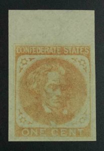 MOMEN: US STAMPS CSA #14 MINT OG NH XF LOT #73924*