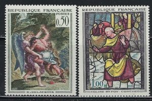France 1054-55 MNH 1963 Paintings  (an5184)