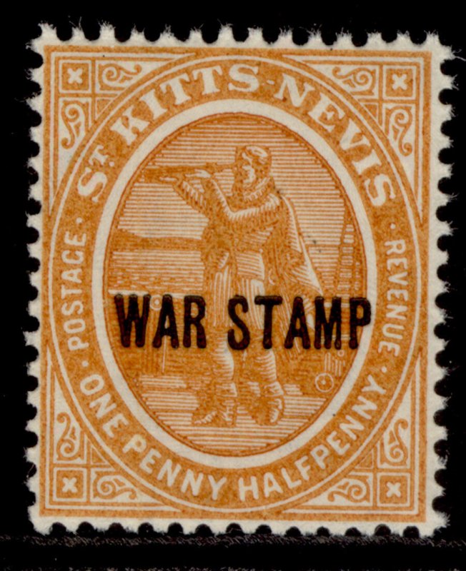 ST KITTS-NEVIS GV SG23, 1½d orange, NH MINT.