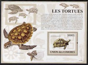 Comoro Islands MNH S/S Turtles Reptiles 2009